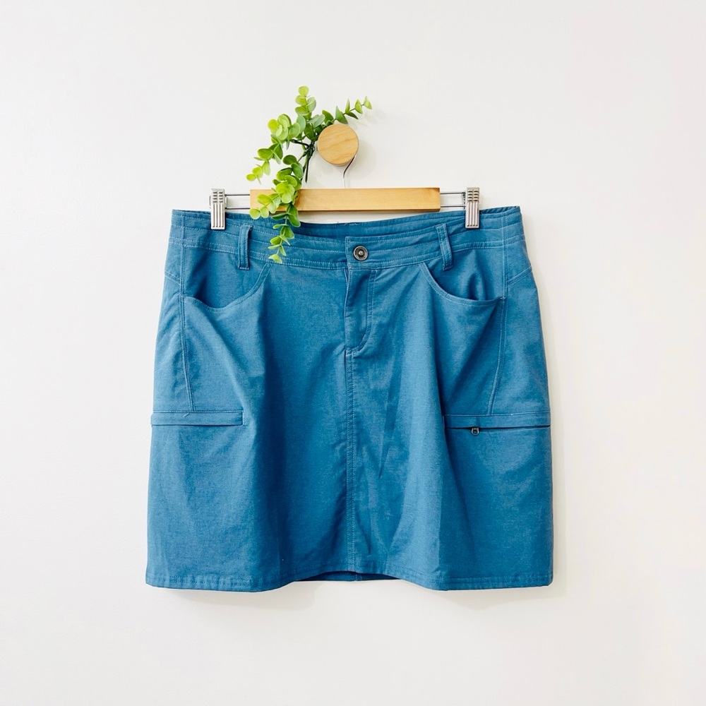 Kuhl Kontour Lined Blue Hiking Outdoor Skort With Pockets - Picture 2 of 11